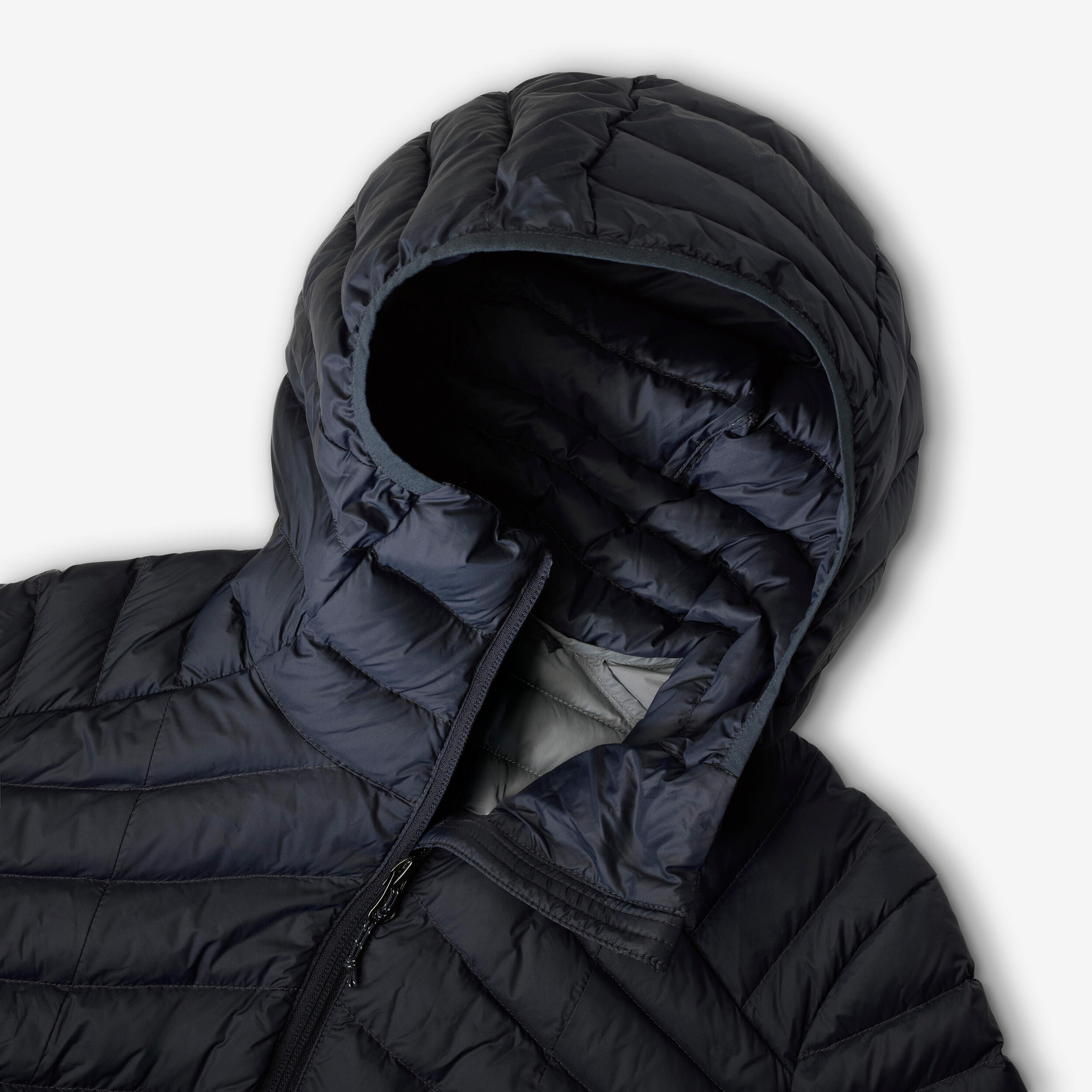 Manteau de longue randonnée léger en duvet femme, Xplore 8/10