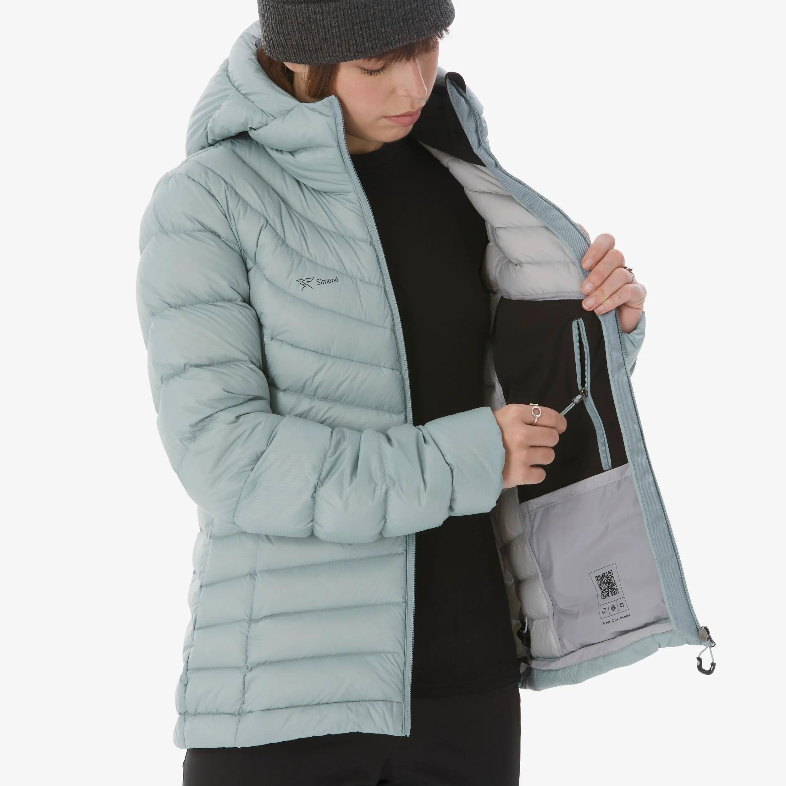Dámská treková péřová bunda s kapucí Wilder –10 °C 6/11