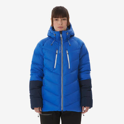 Piumino alpinismo donna MAKALU azzurro