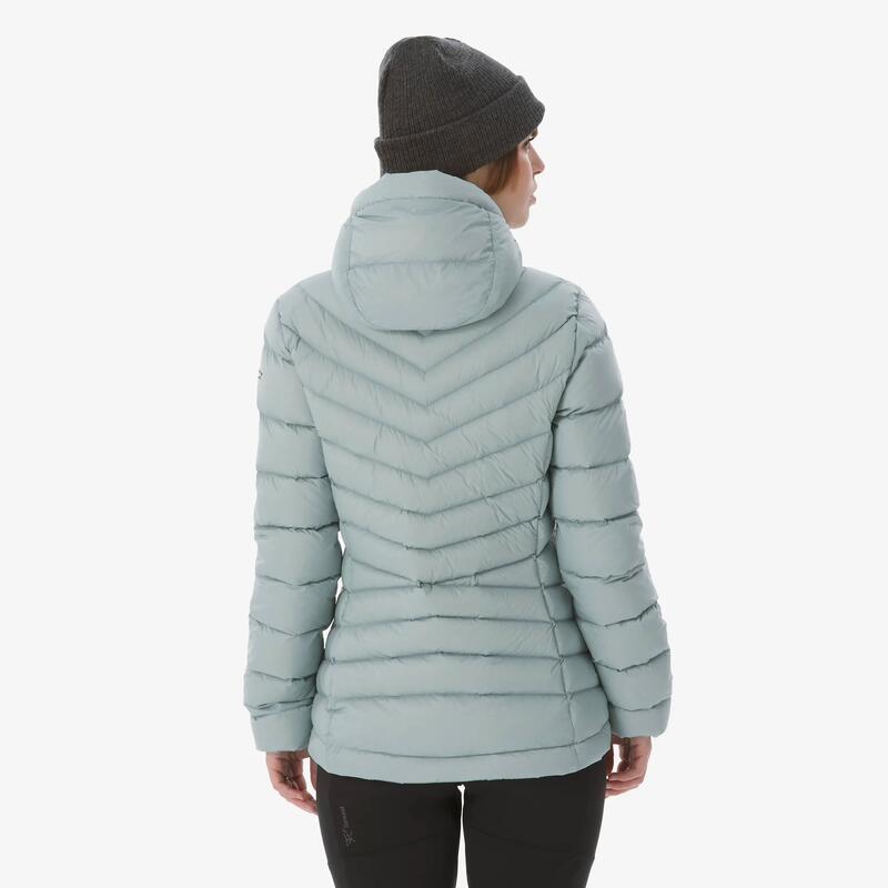 Kadın Outdoor Trekking Kapüşonlu Şişme Mont - Mavi - Wilder -10 °C