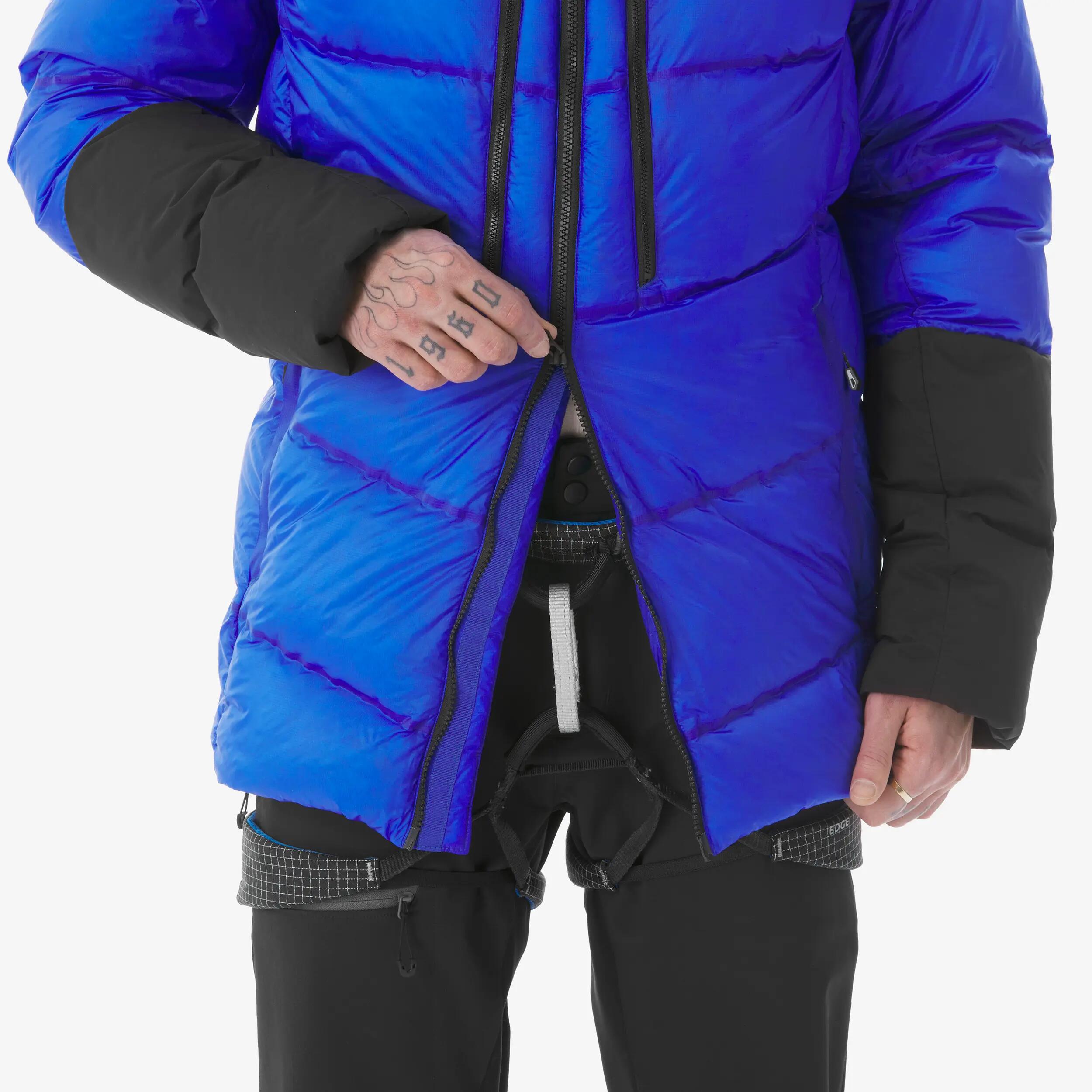 Manteau d’alpinisme en duvet grand froid homme, Makalu 7/13