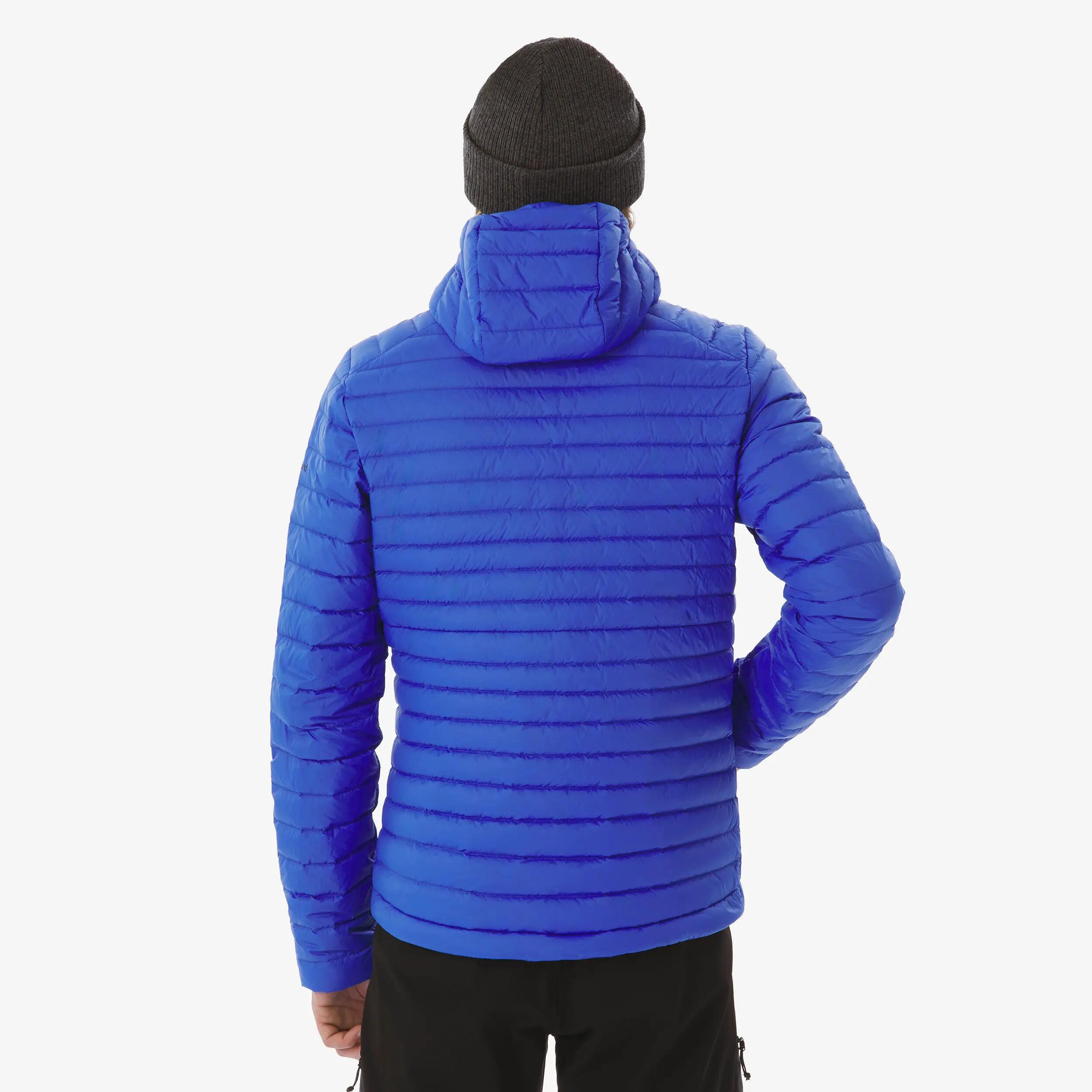 Men’s lightweight down jacket for trekking, -3°C, Xplore Electric Blue -  4