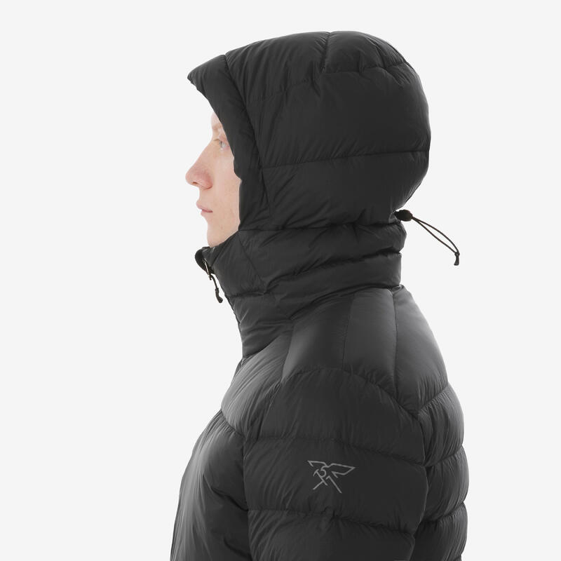 Erkek Outdoor Kuş Tüyü Şişme Mont - Kapüşonlu - Siyah - MT500 - -10 °C