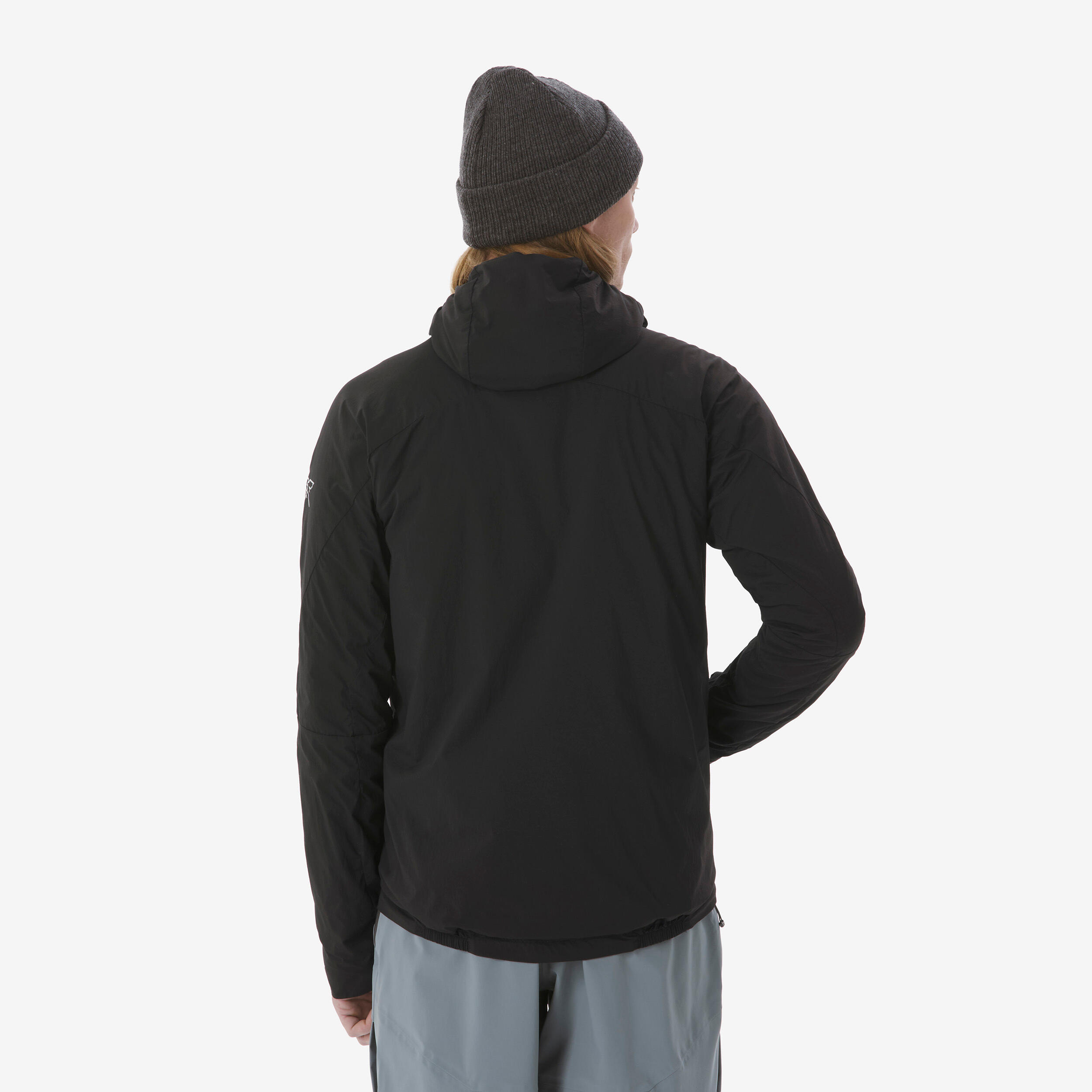 Veste de ski de randonnée polartec alpha  (chaud/respirant) homme, wilder, noir 5/8