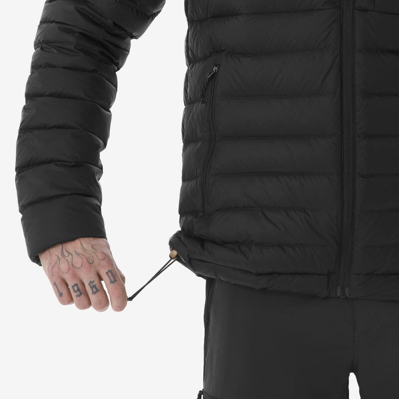 Erkek Outdoor Kuş Tüyü Şişme Mont - Kapüşonlu - Siyah - MT500 - -10 °C