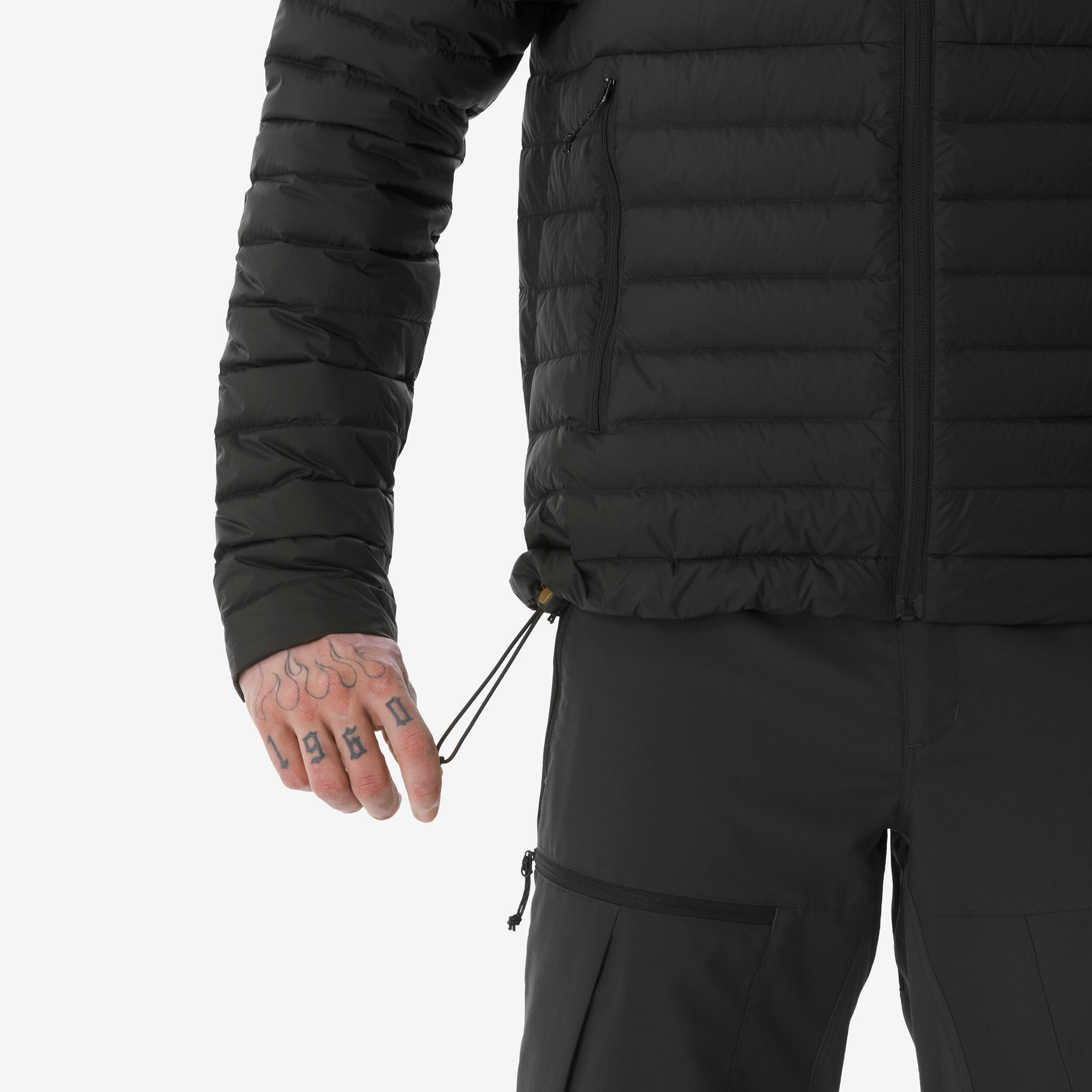 Manteau de longue randonnée en duvet homme, MT 100 6/9