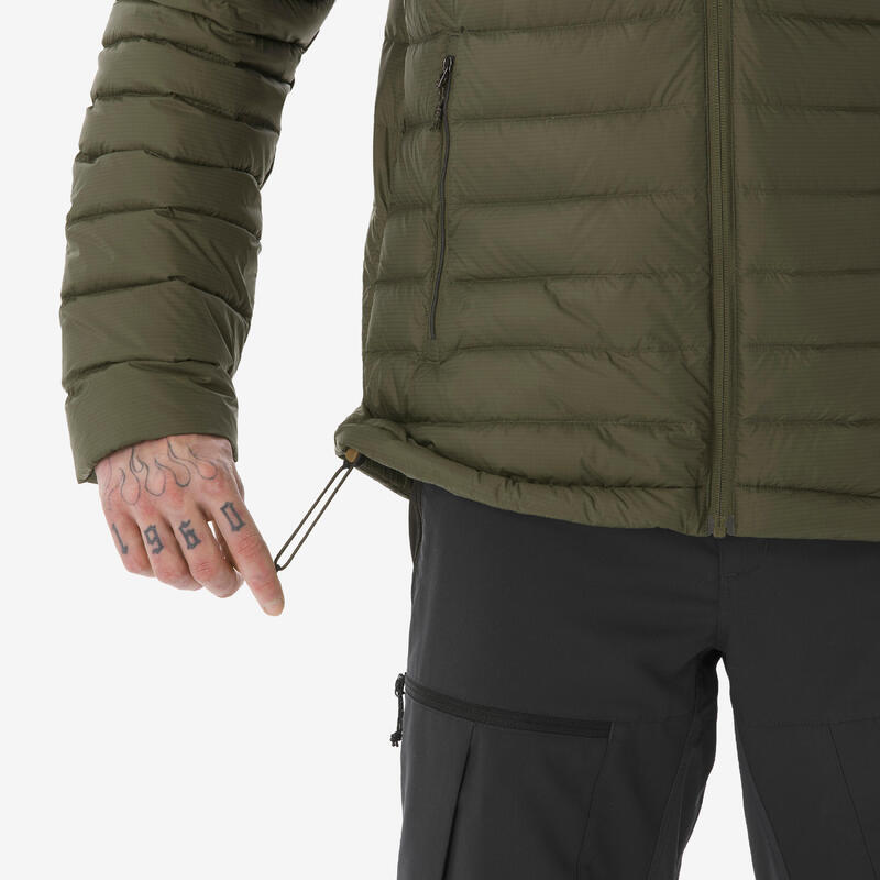Pánská turistická péřová bunda MT 500