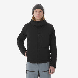 Chaqueta esquí travesía polartec alpha cálida/transpirable hombre, wilder, negro