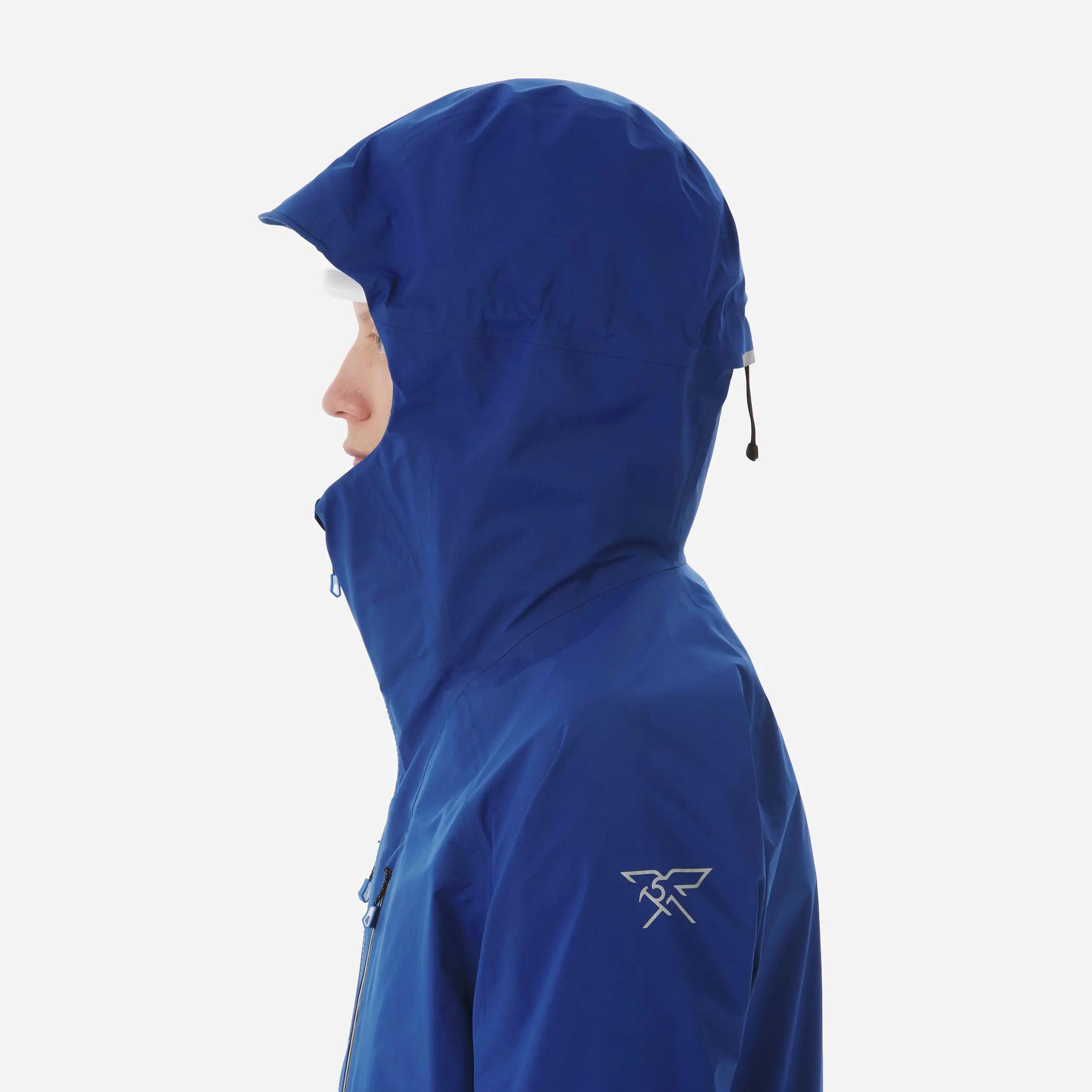 Veste d’alpinisme imperméable et légère homme, Wilder Alpi light bleu 3/11