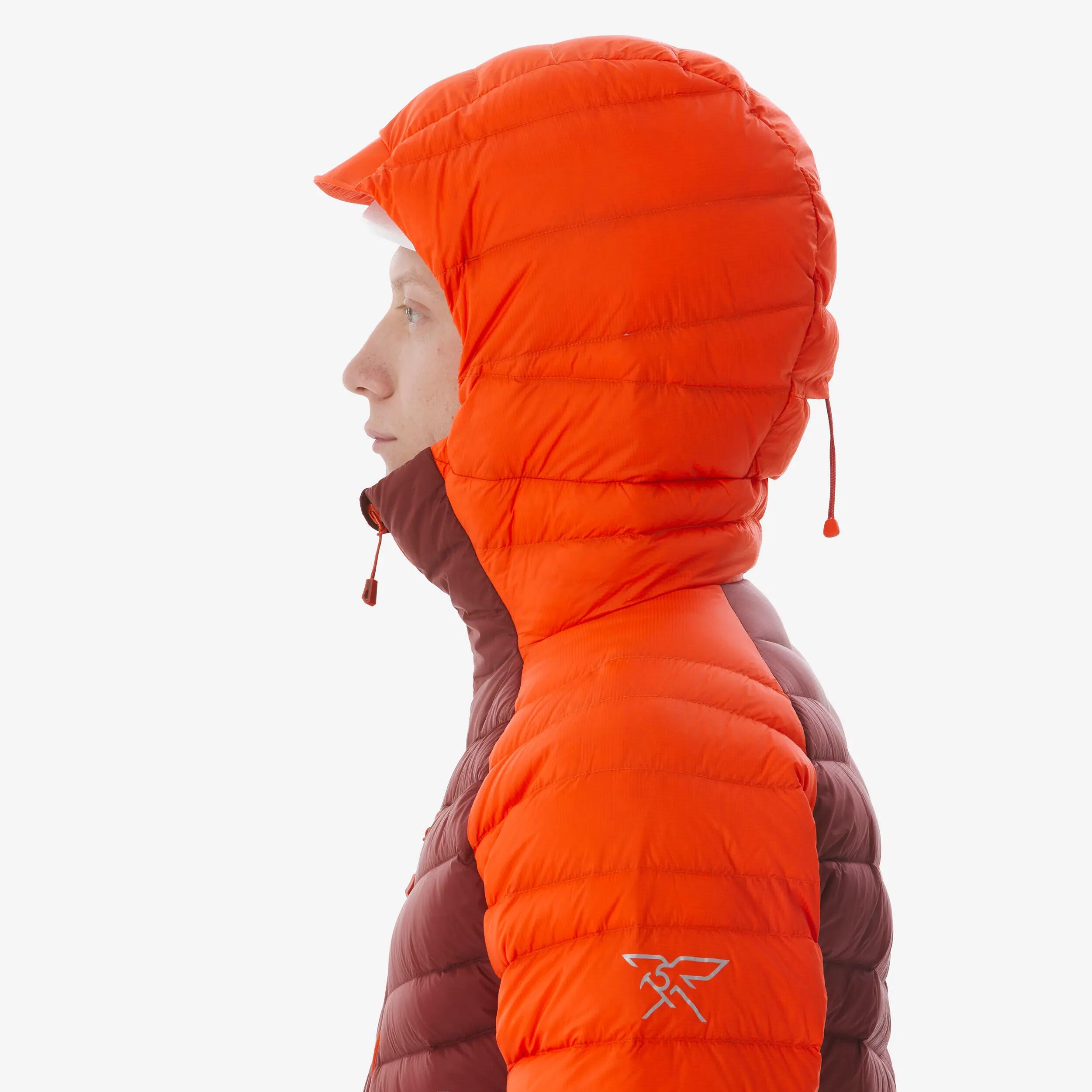 Doudoune à capuche en duvet -12°C homme, Alpinism rouge 3/12
