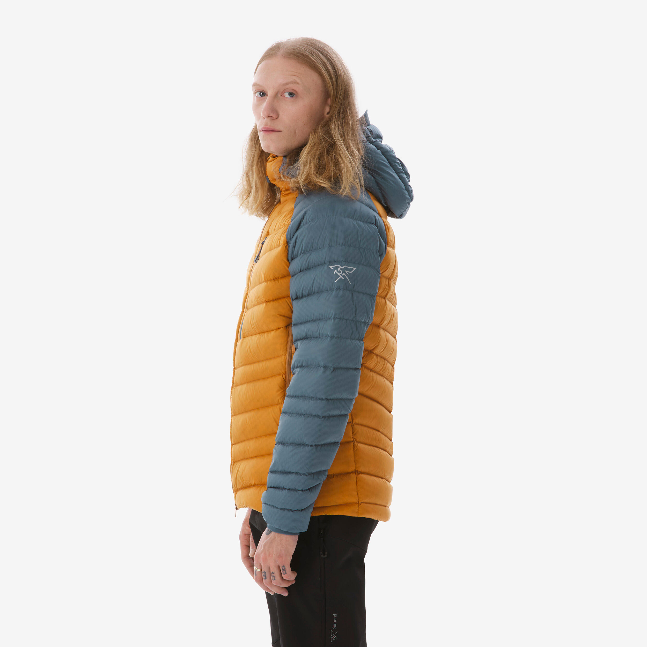 Doudoune duvet Alpinism Homme Ochre - Gris 5/17
