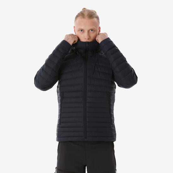 Doudoune de trekking légère en duvet -3°C homme, Xplore bleu marine