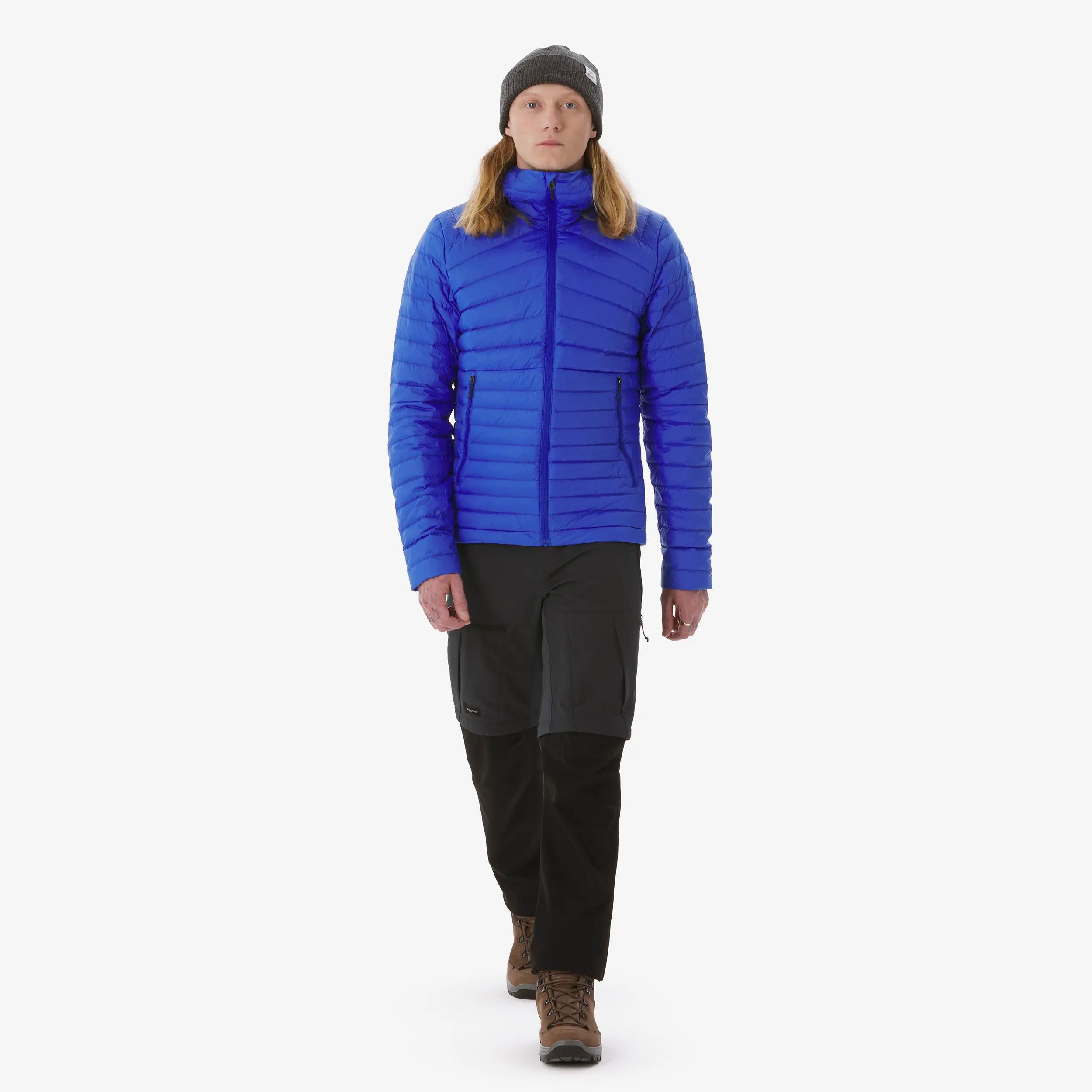 Men’s lightweight down jacket for trekking, -3°C, Xplore Electric Blue -  2