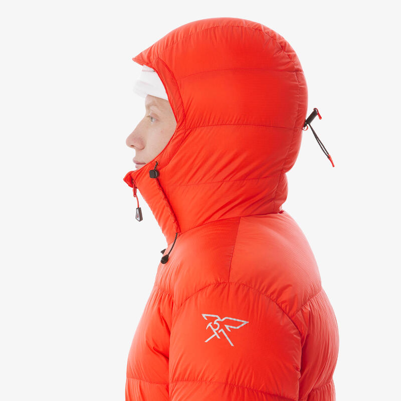 Geacă de puf pentru alpinism Makalu, roșu, bărbați