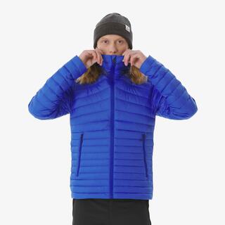 Men Lightweight Trekking Down Jacket Upto -5°C EXPLORE Electric Blue