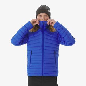 Chaqueta acolchada de trekking ligera plumón -3 °C hombre, Xplore azul eléctrico
