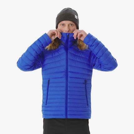Doudoune de trekking légère en duvet -3°C homme, Xplore bleu marine