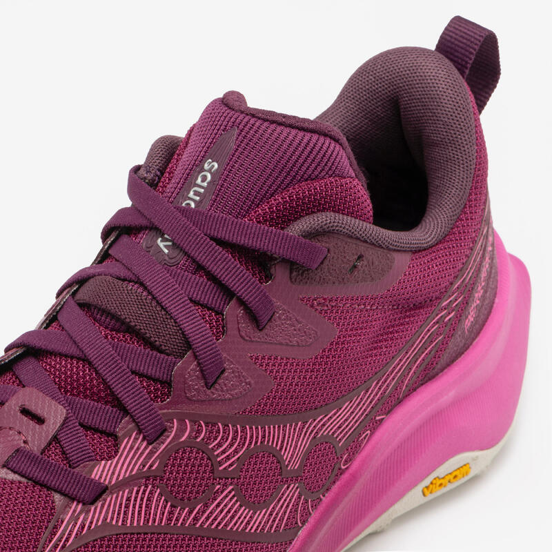 Încălțăminte de alergare, Saucony Peregrine 16 vișiniu-alb, damă