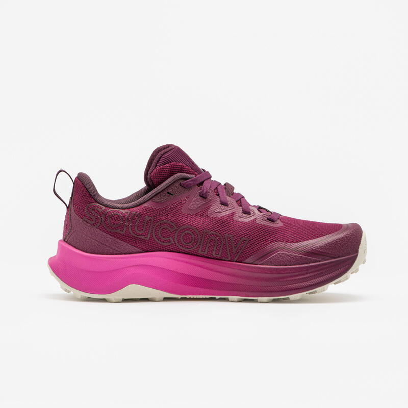 Încălțăminte de alergare, Saucony Peregrine 16 vișiniu-alb, damă