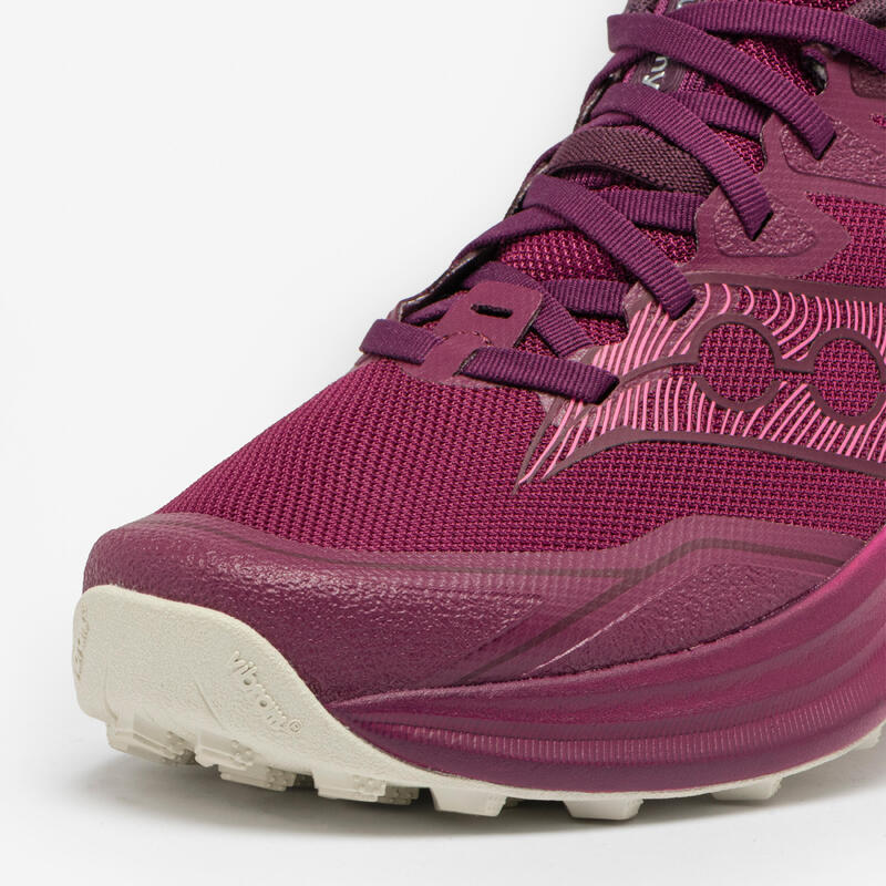 Încălțăminte de alergare, Saucony Peregrine 16 vișiniu-alb, damă