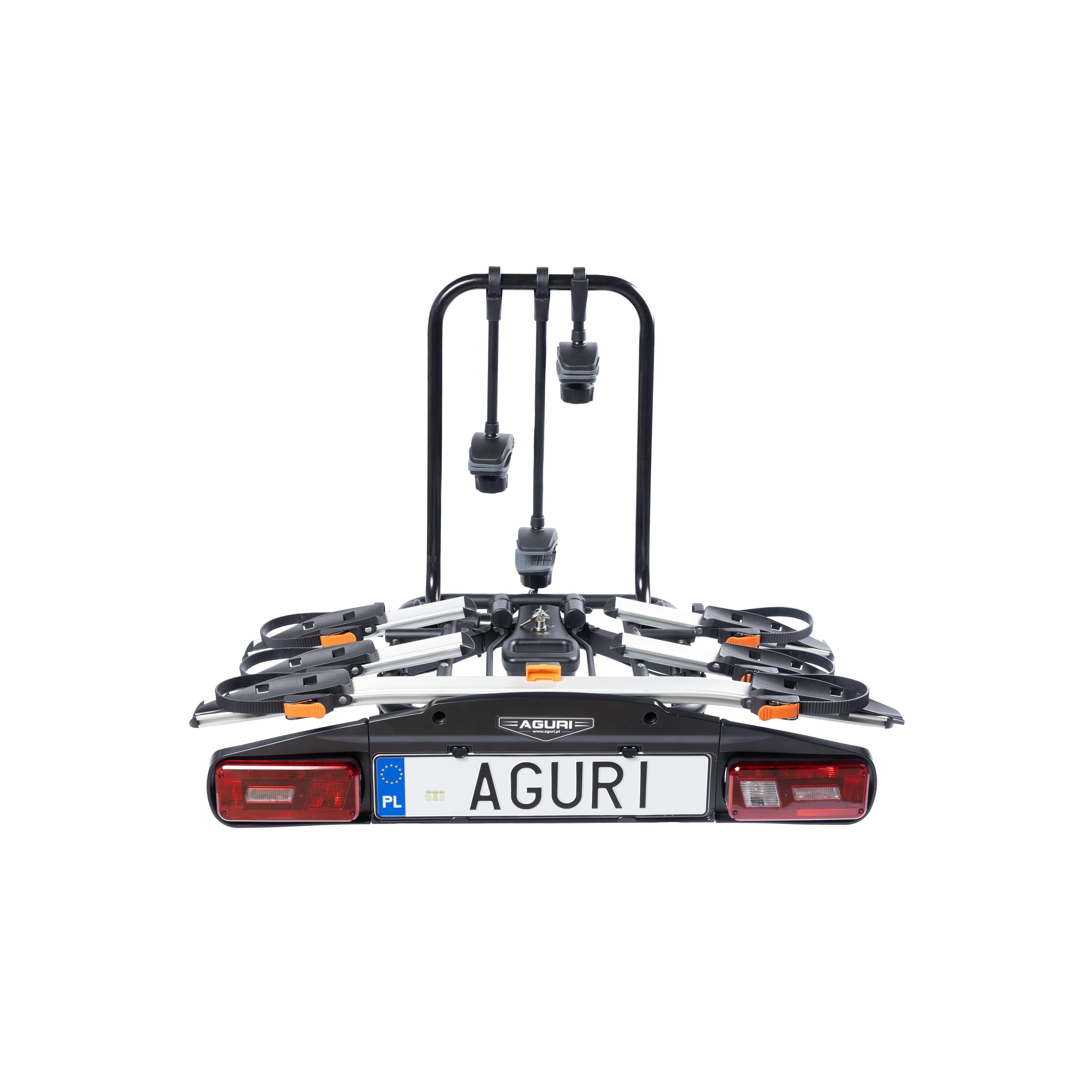 Bagażnik rowerowy na hak Aguri Active Bike PRO 3 2/2