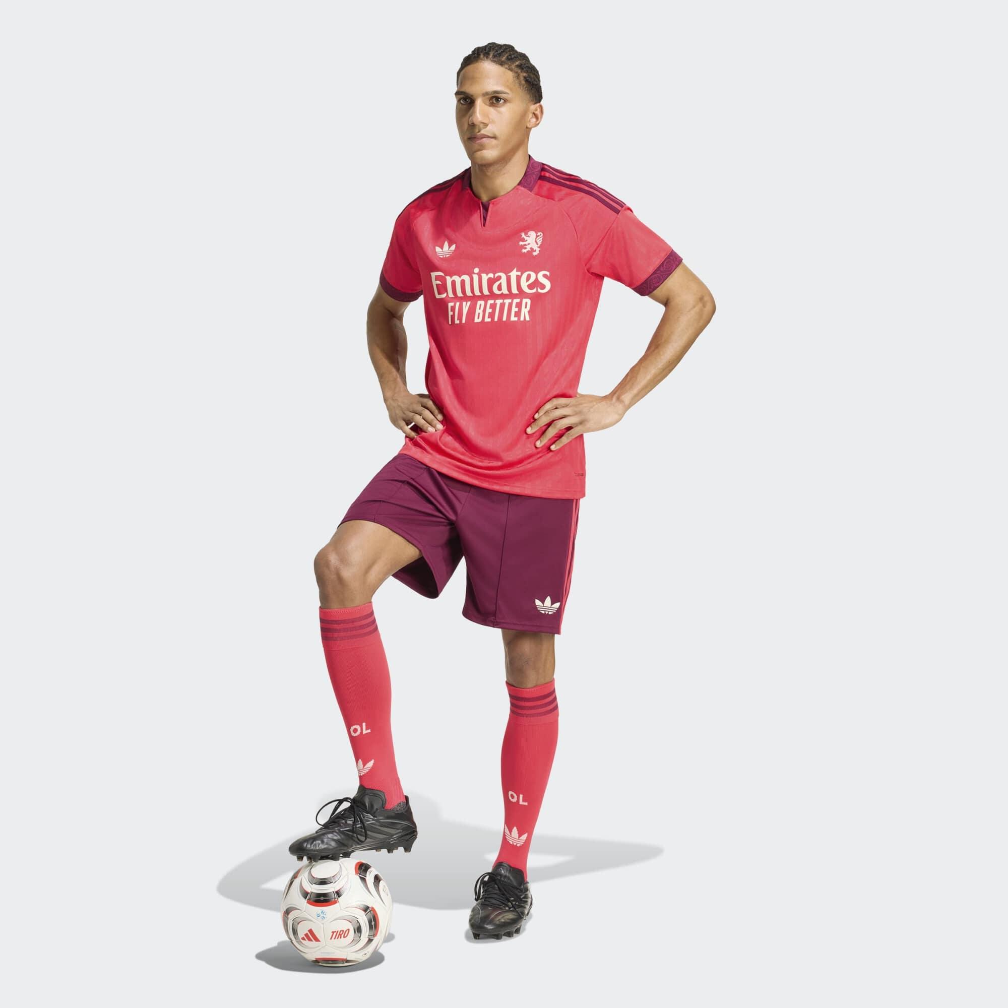 MAILLOT OL EXTERIEUR ADULTE 26/27 ADIDAS SLIM TECHNOLOGIE CLIMACOOL 4/8