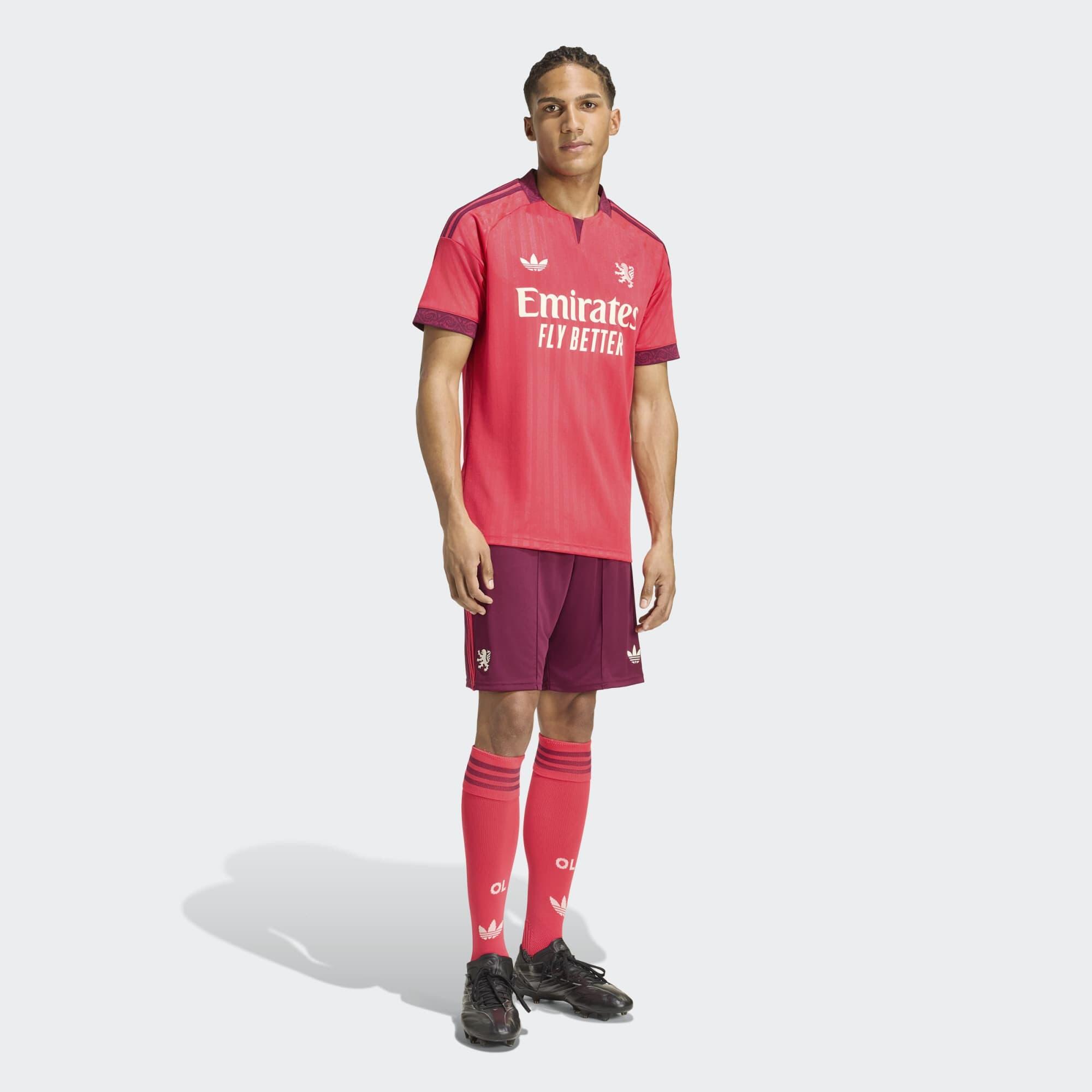 MAILLOT OL EXTERIEUR ADULTE 26/27 ADIDAS SLIM TECHNOLOGIE CLIMACOOL 7/8