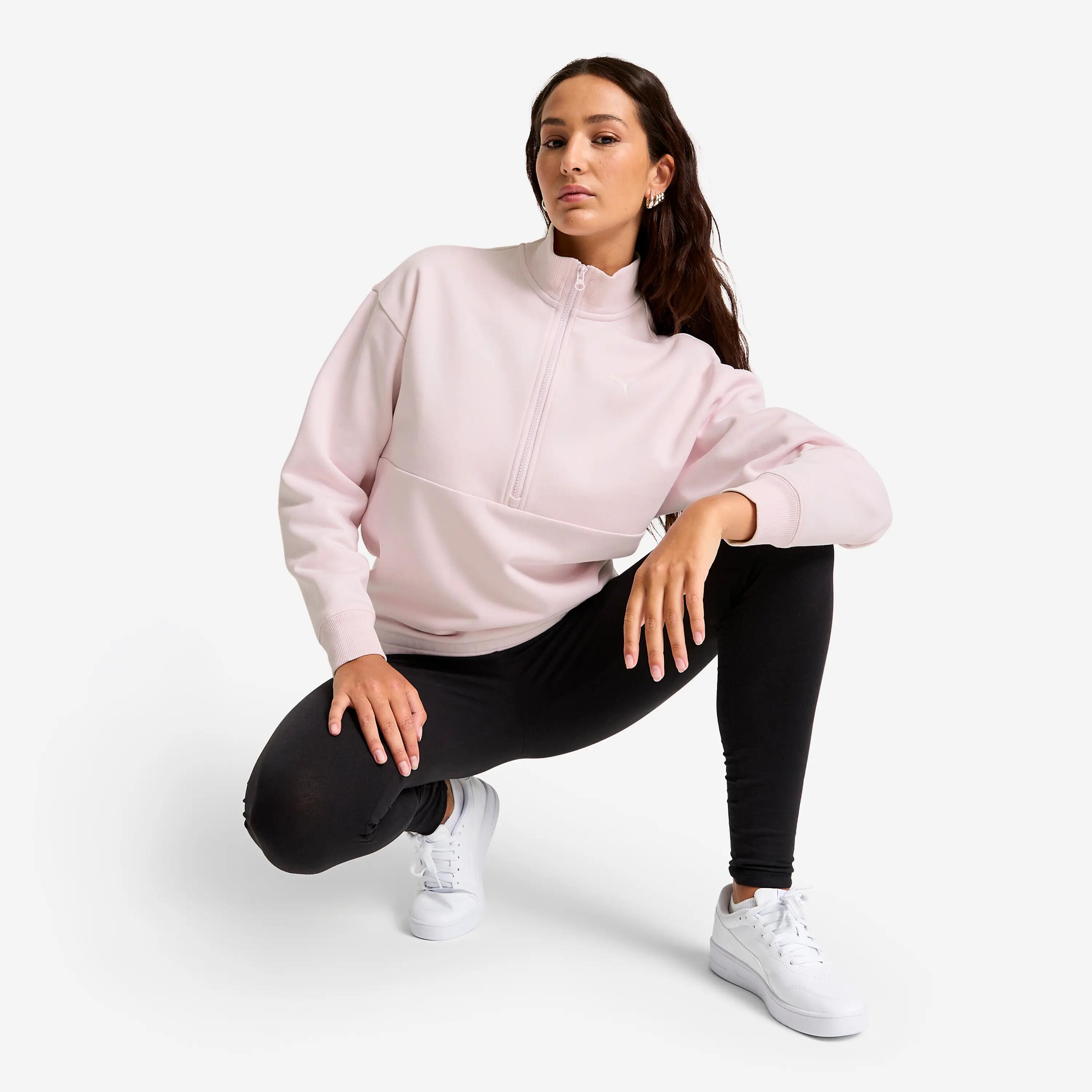 Sweatshirt voor dames roze 7/7