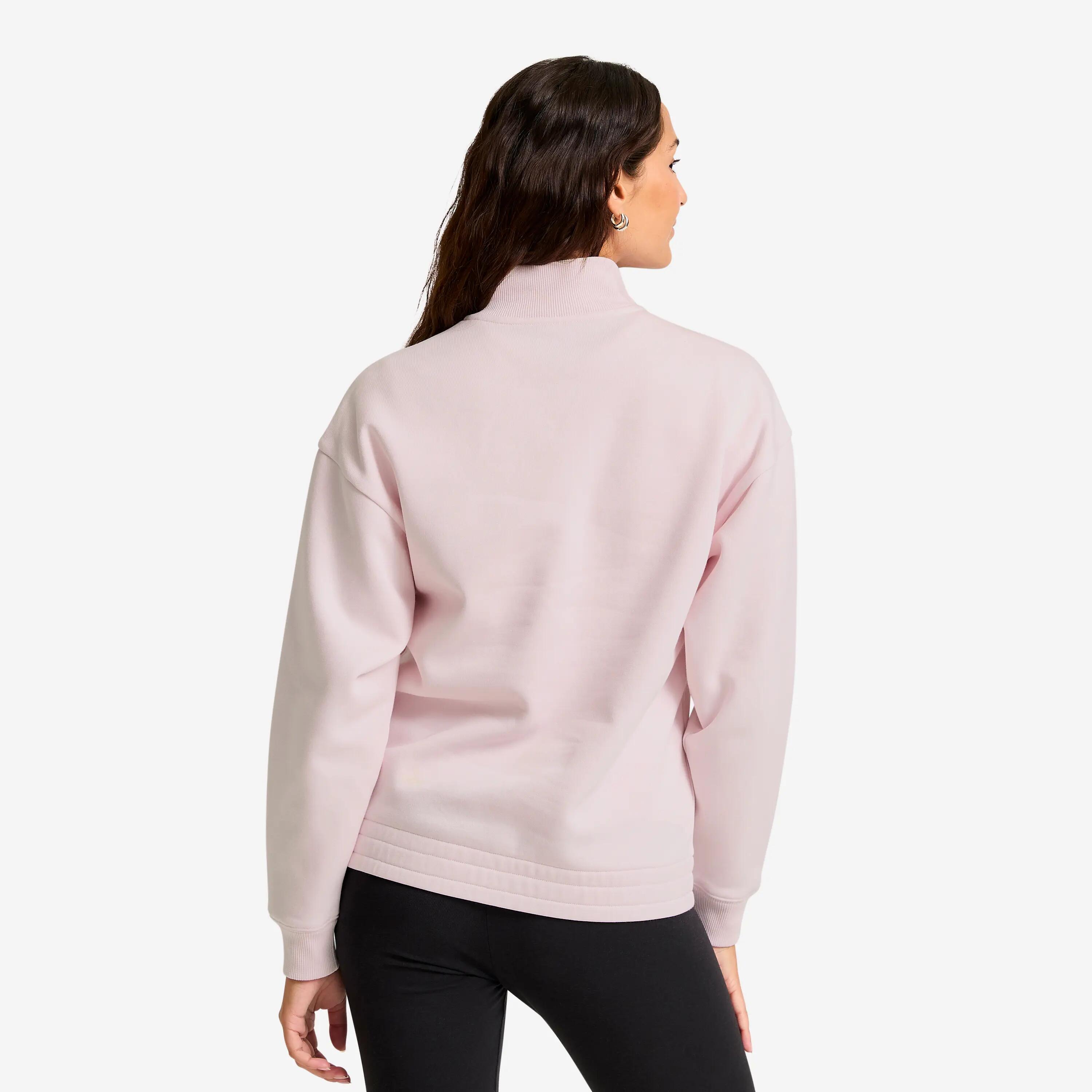 Sweatshirt voor dames roze 3/7