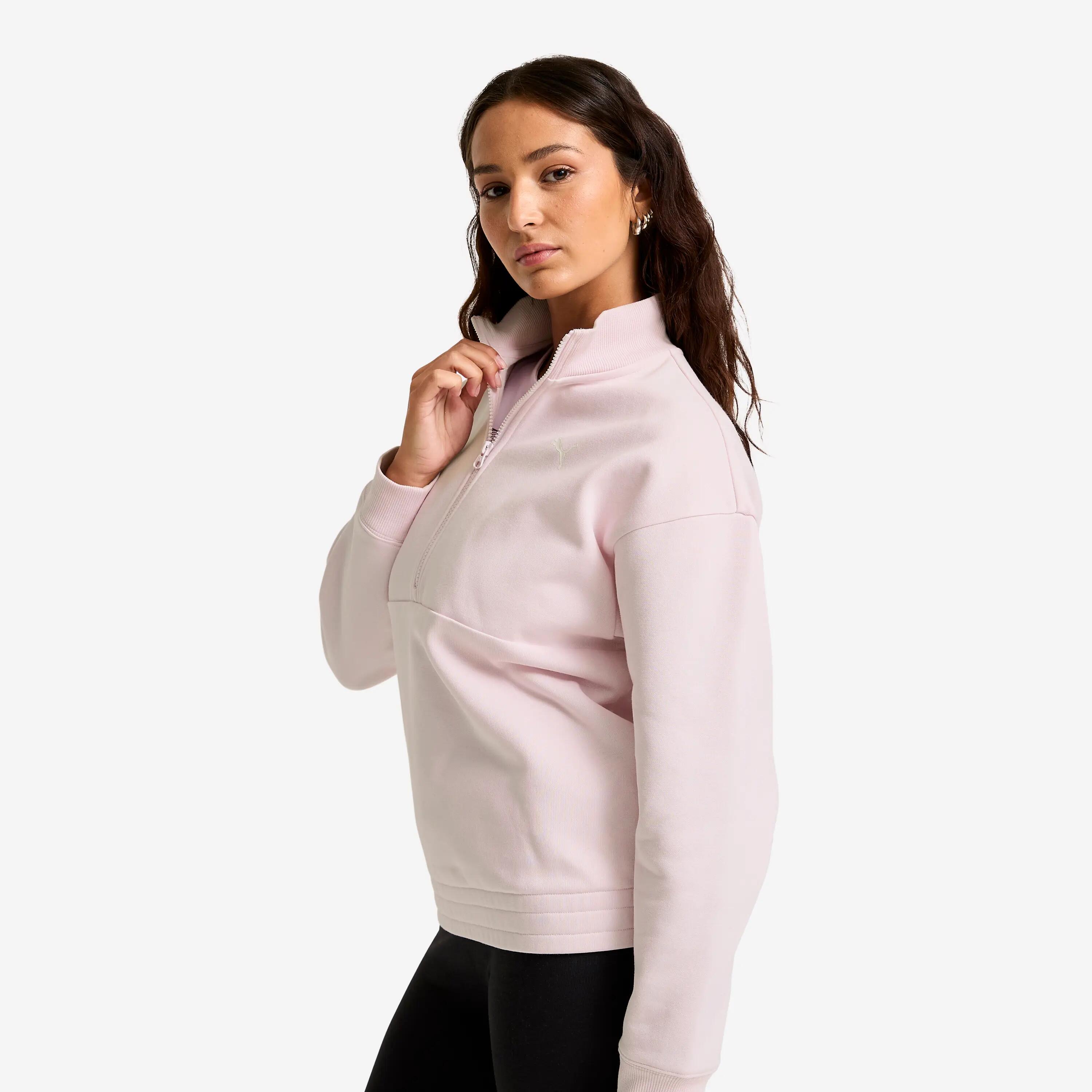 Sweatshirt voor dames roze 4/7
