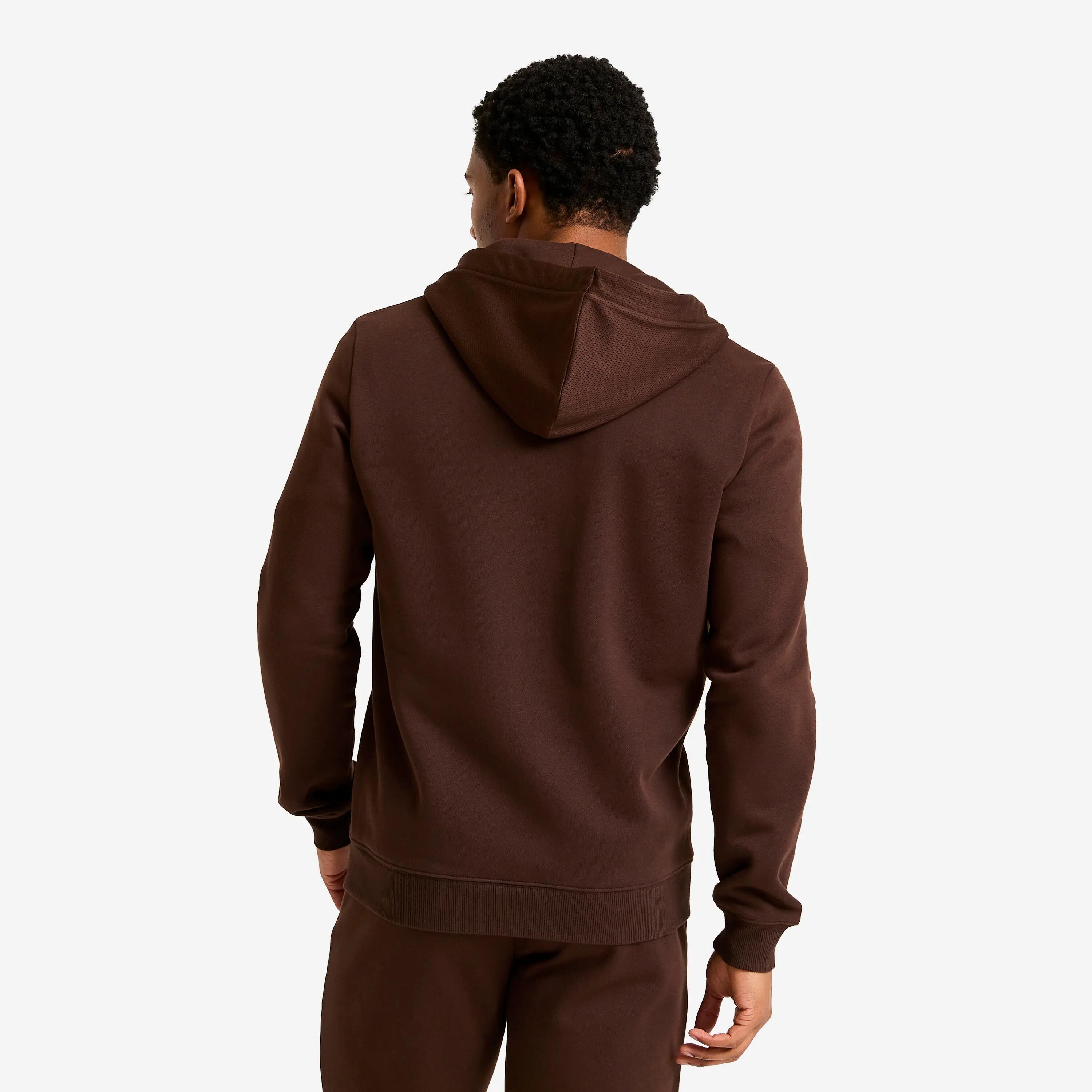 Pánská bavlněná mikina s kapucí na zip 3/6