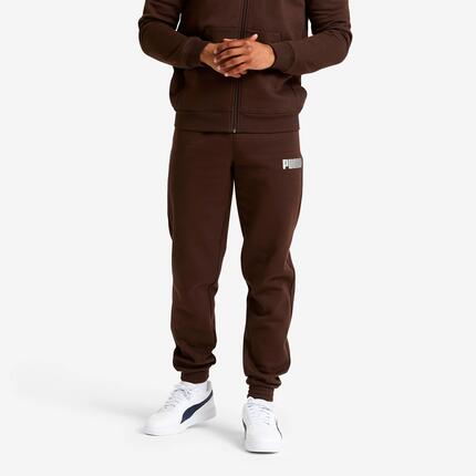 Pantalon de jogging fitness en coton homme, marron