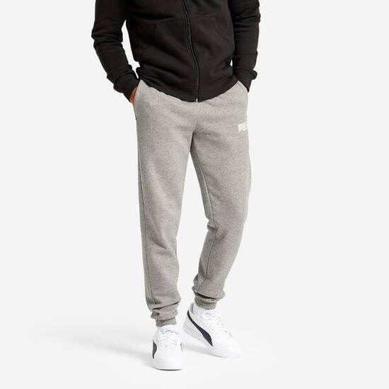 Pantalon de jogging fitness en coton homme, gris