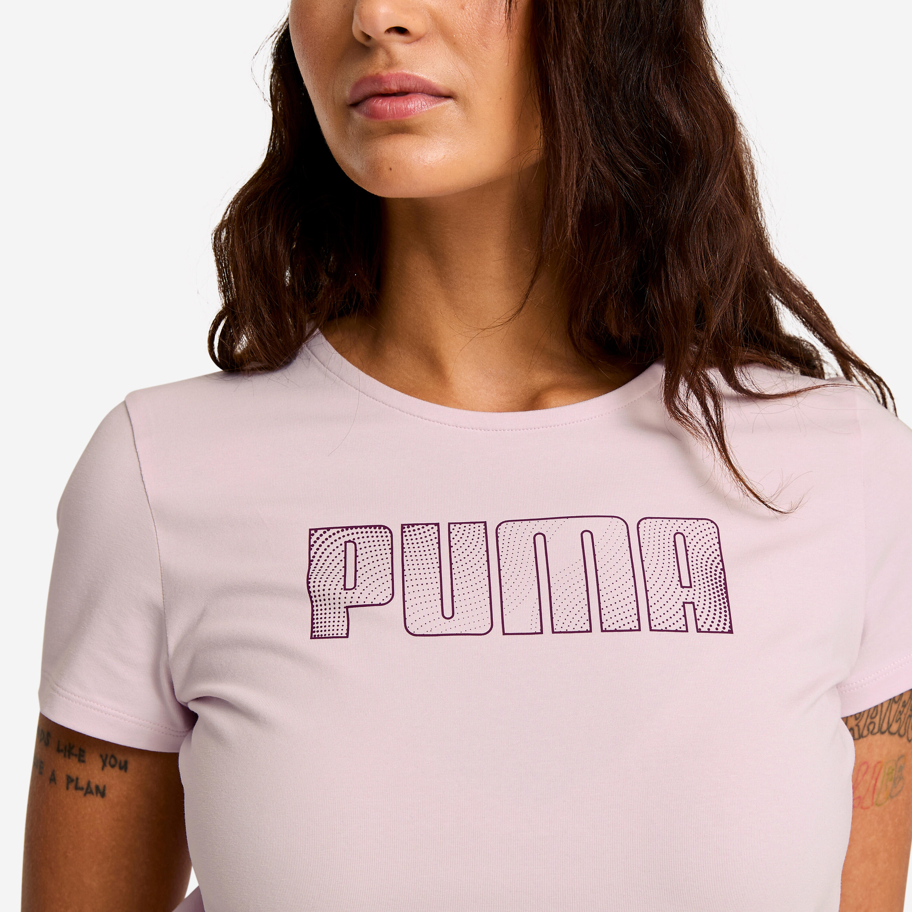 T-shirt voor dames roze 5/6