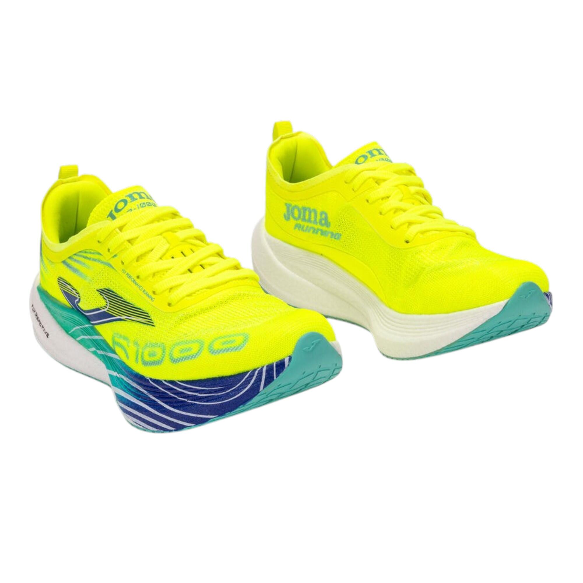 Zapatillas running asfalto Joma R.1000 Hombre - amarillo flúor 4/5