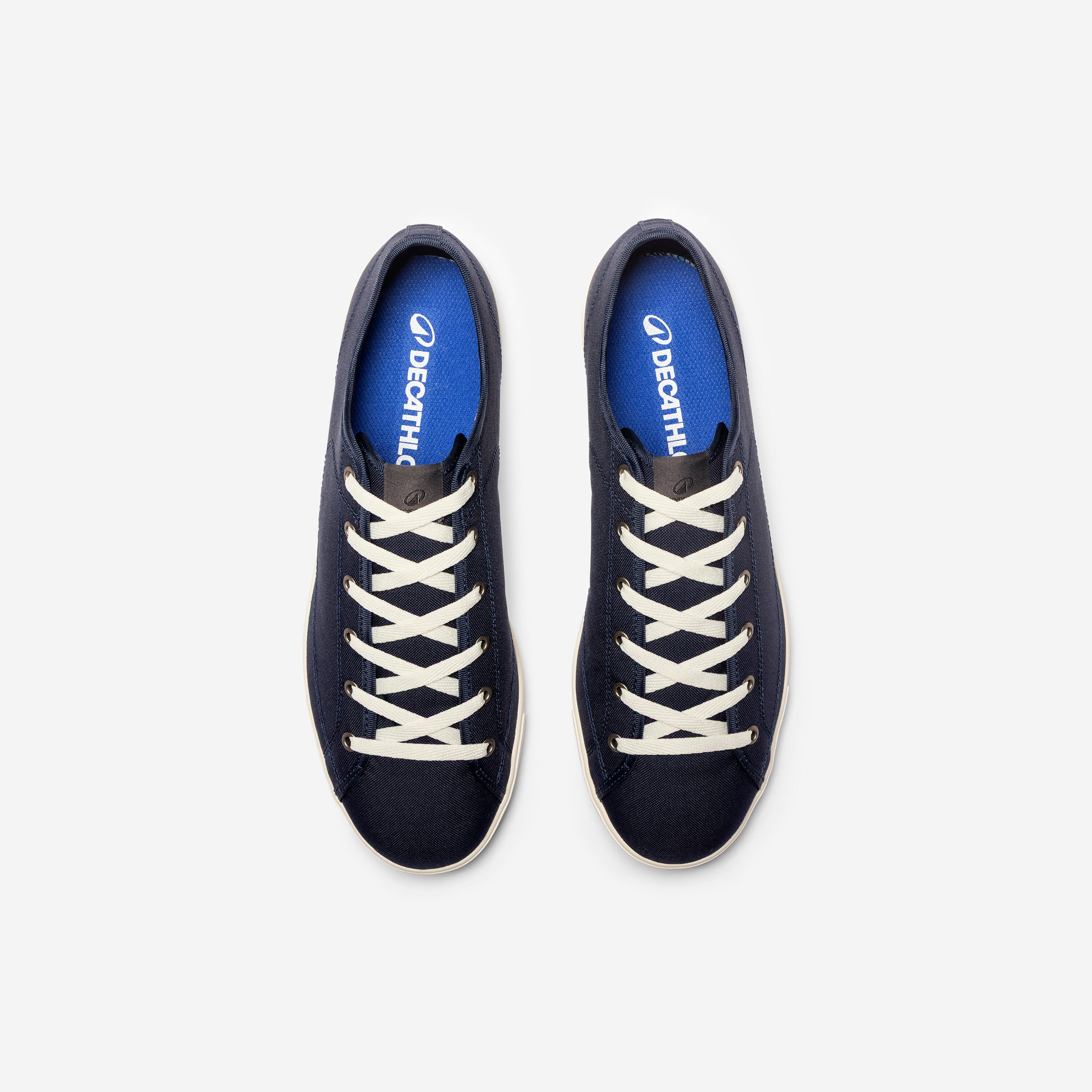 Sneakers Purecourt 60 Canvas heren blauw 4/8