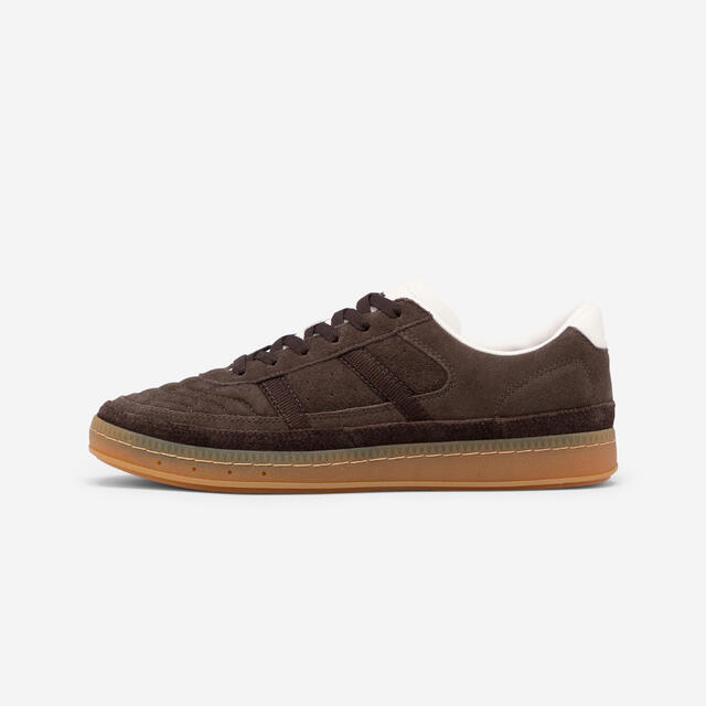 Zapatillas deportivas PLAYER 80 unisex de ante marrón chocolate