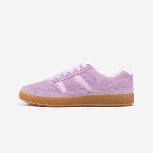 Zapatillas deportivas mujer de ante, Player 80, violeta parma