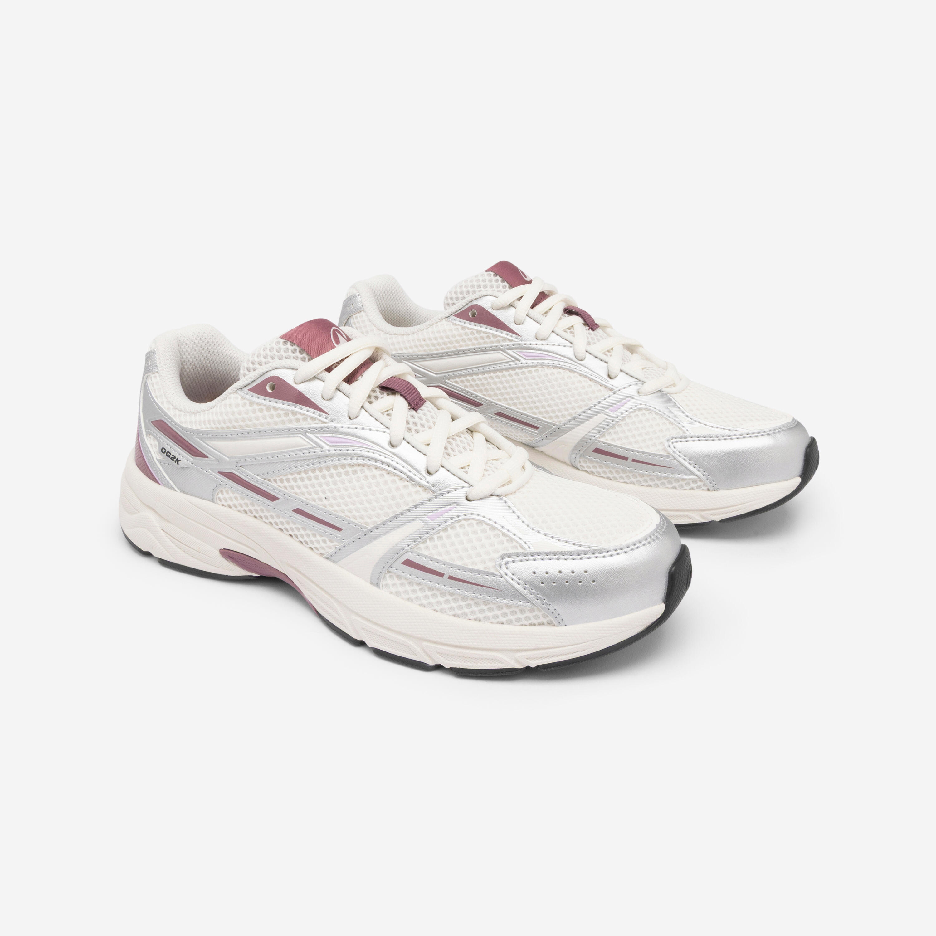 Sneakers OG2K dames gebroken wit/paars 2/6
