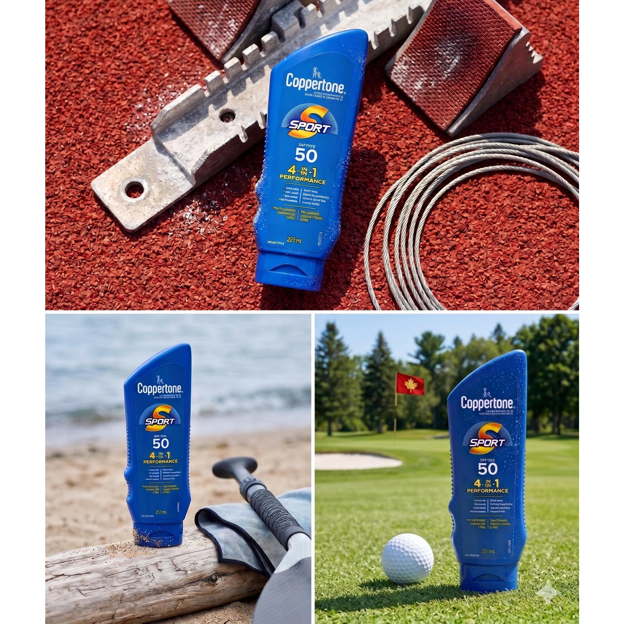 Sport Sunscreen SPF 50, Coppertone Sport 207 mL 3/3