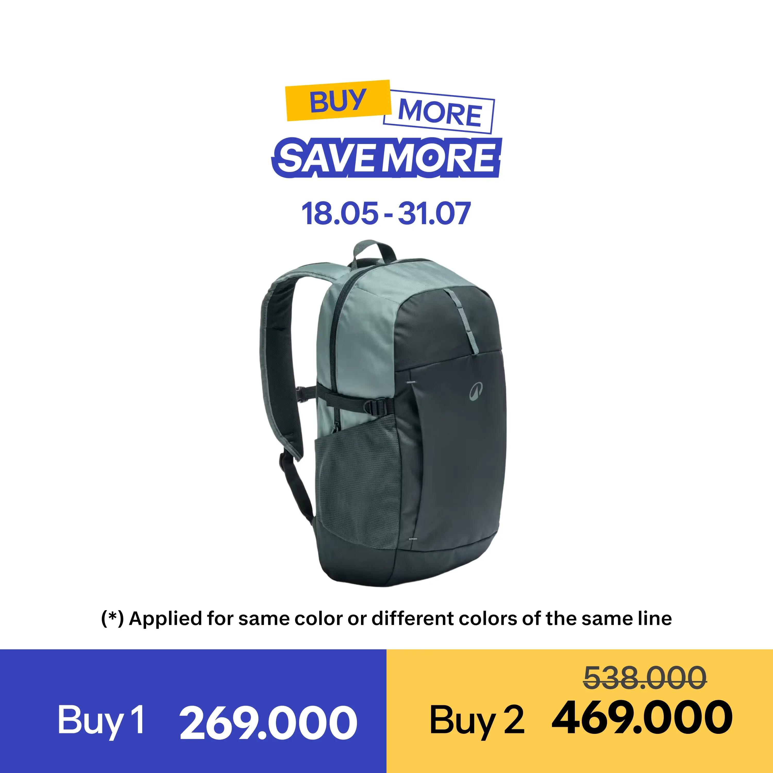 Morral de senderismo 20L  Quechua Arpenaz 100 -Azul 11/12