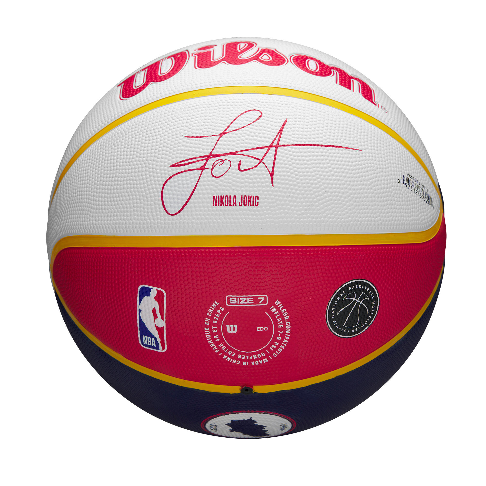 Pallone basket Wilson NBA JOKIC taglia 7 2/12