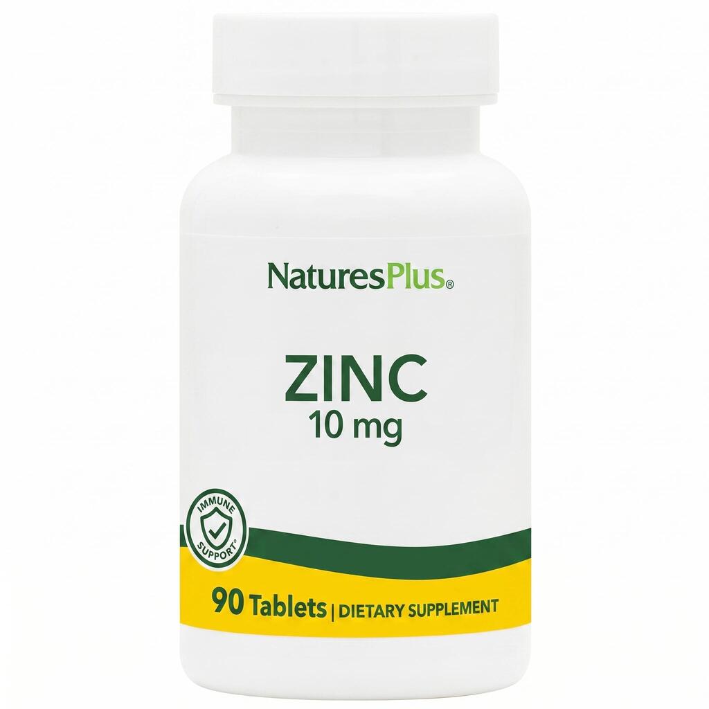 NATURES PLUS  ZINC 10MG 90 TABLETS