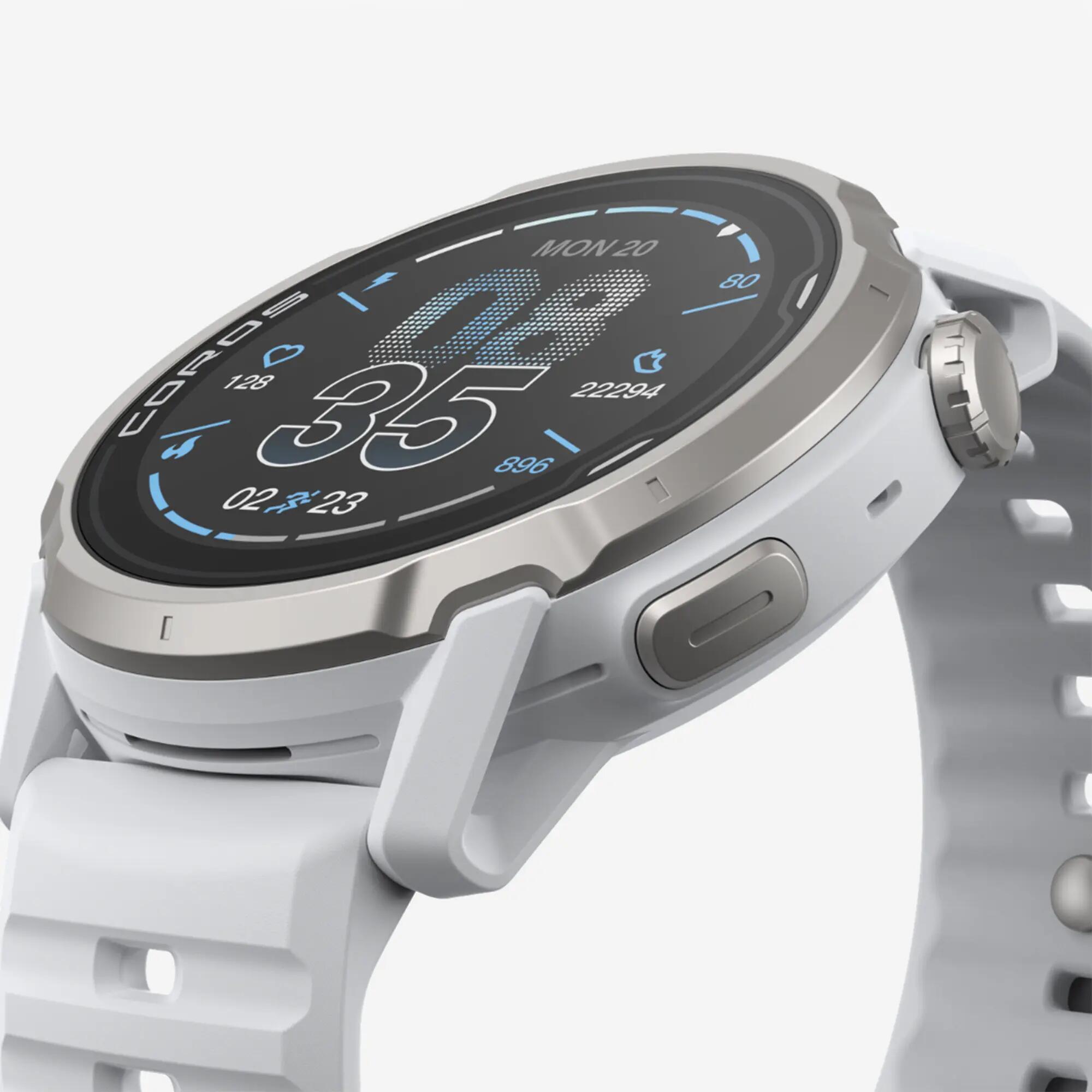 RELOJ COROS APEX 4 46 MM SMARTWATCH DEPORTIVO GPS BLANCO 4/4
