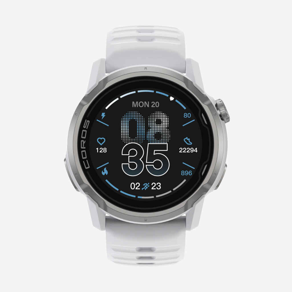 Reloj Coros Apex 4 46 Mm Smartwatch Deportivo Gps Blanco