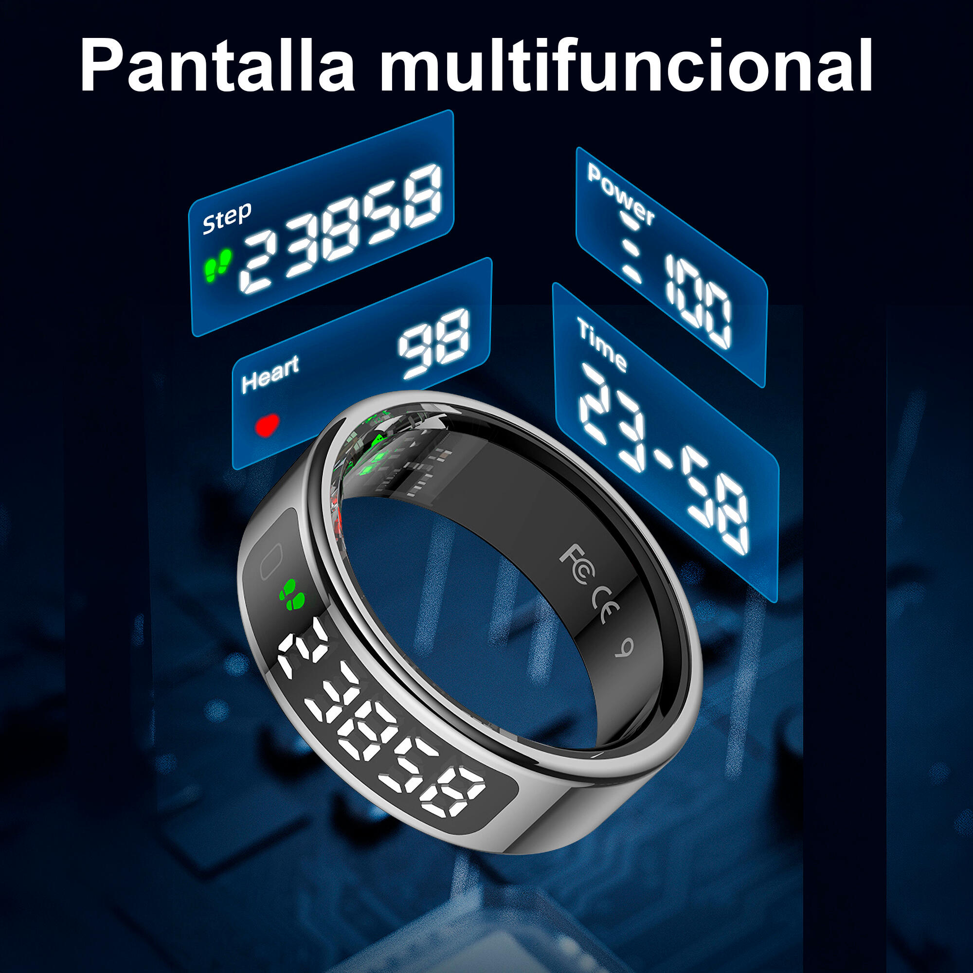 ANELL D'ACTIVITAT INTEL·LIGENT LEOTEC NEGRE 2/3
