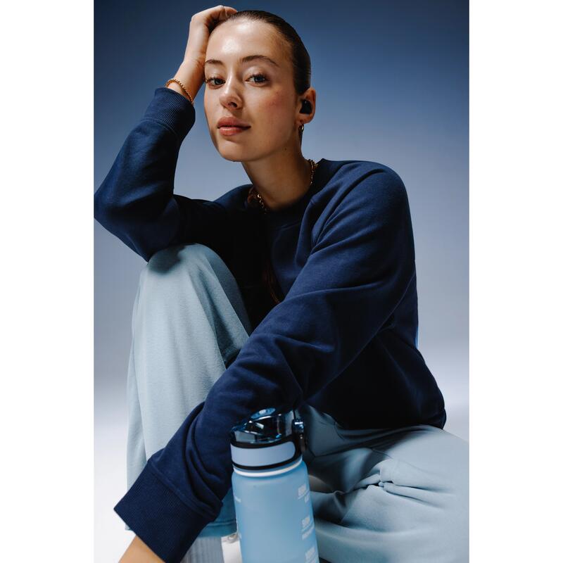 Kadın Polar Sweatshirt - Koyu Mavi