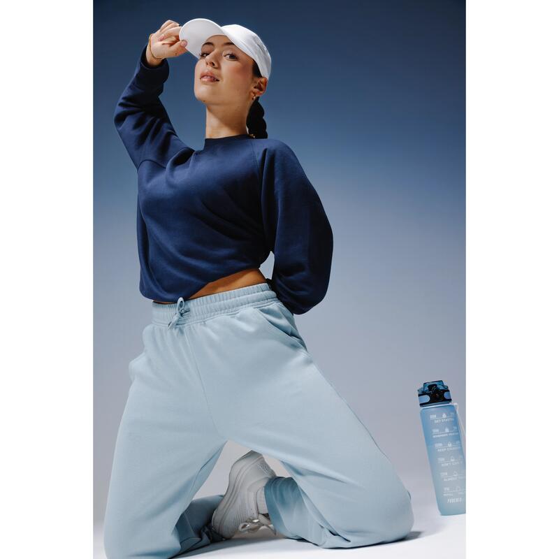 Kadın Polar Sweatshirt - Koyu Mavi