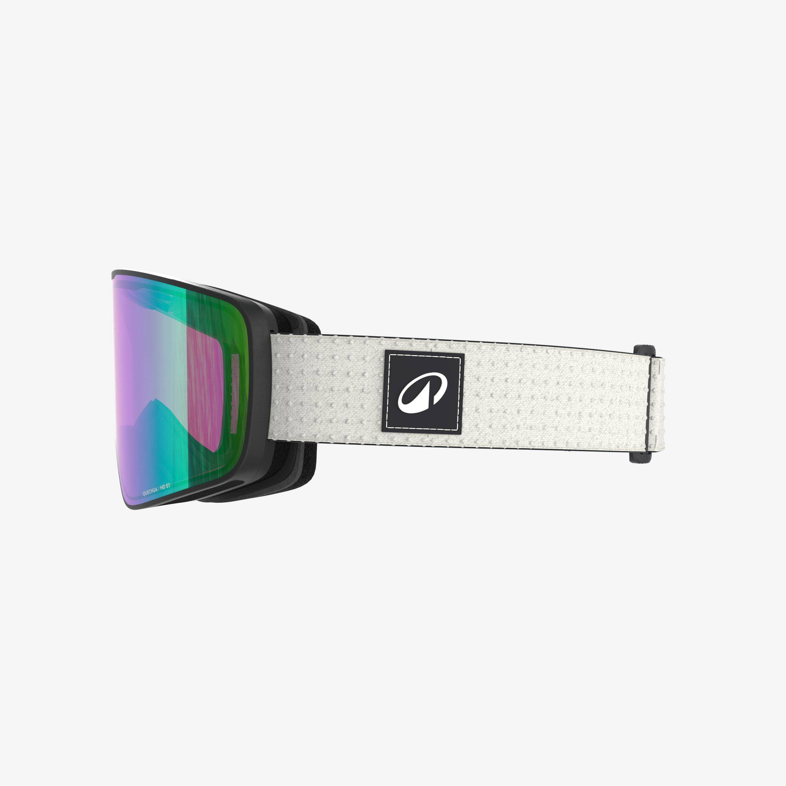 Interchangeable bad-weather ski goggles (S1), adults and children, G900 C Cotton -  2