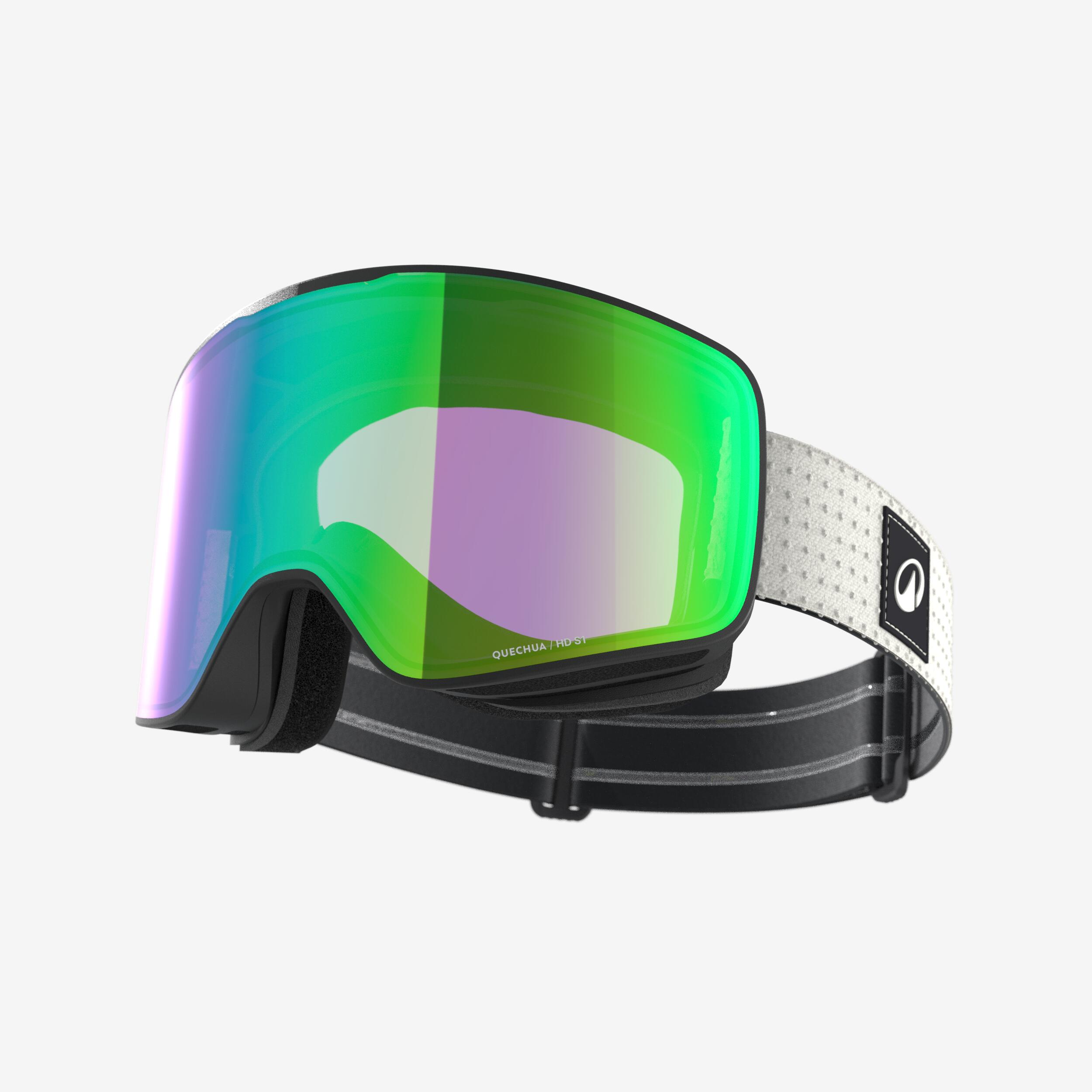 wedze Interchangeable bad-weather ski goggles (S1), adults and children, G900 C Cotton-picture-10
